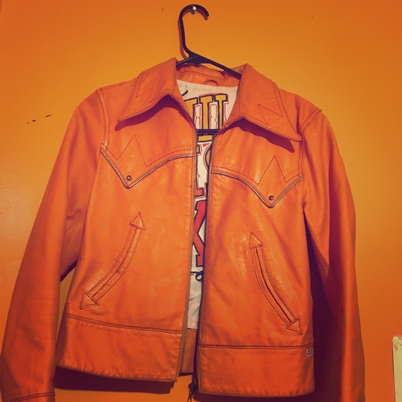 Miss Sixty Distressed Orange Leather 